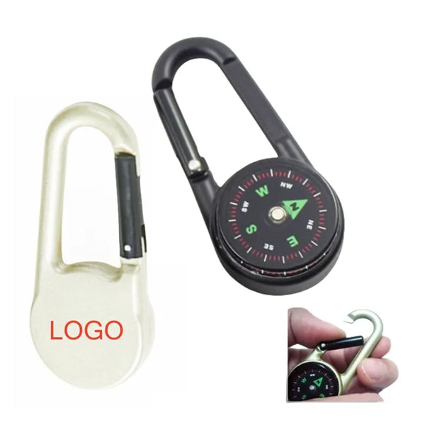 Metal Carabiner Compass