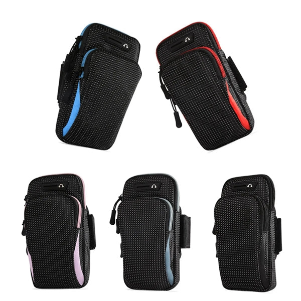 Stitching Color Waterproof Phone Arm Band