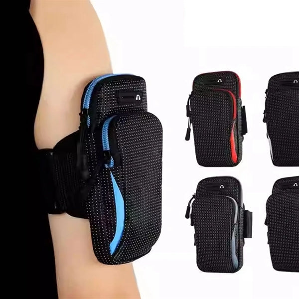 Stitching Color Waterproof Phone Arm Band