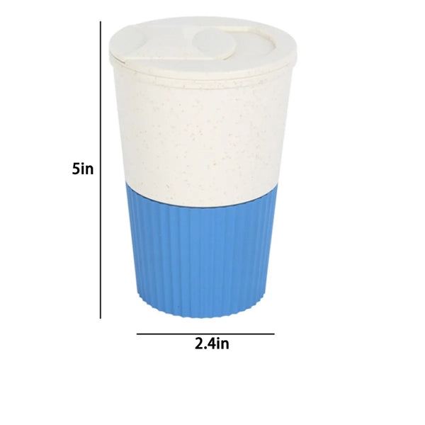 16oz Outdoor Portable Lightweight Wheat Straw Coffee Mug