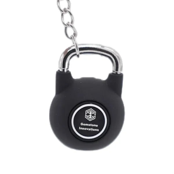 Rubber Kettlebell Shaped Keychain