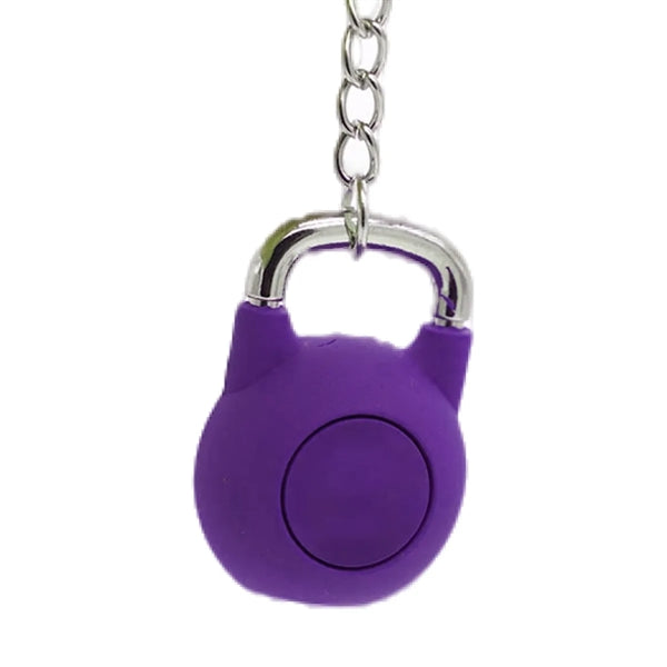 Rubber Kettlebell Shaped Keychain