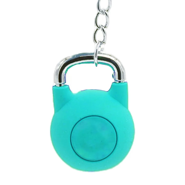Rubber Kettlebell Shaped Keychain