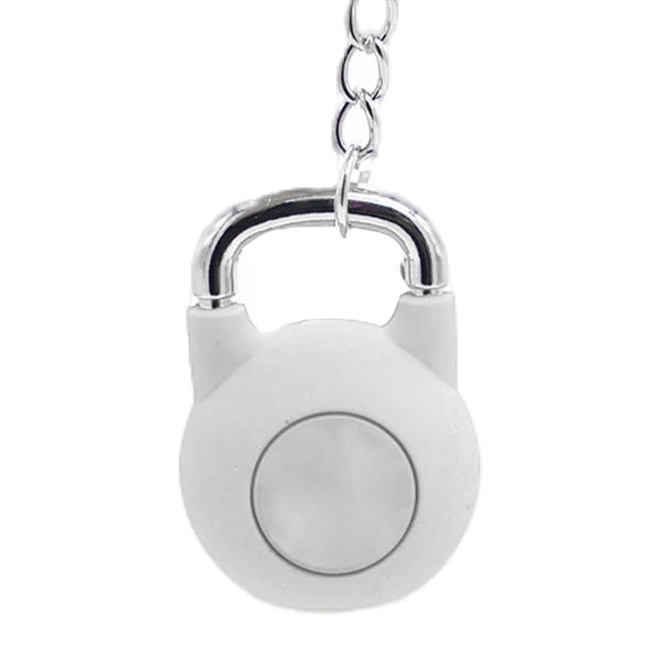 Rubber Kettlebell Shaped Keychain
