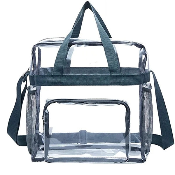 Clear PVC Waterproof Security Tote&Crossbody Bag