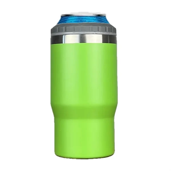 14 Oz Two Way Lid Can Cooler Tumbler Insulated Bottle Holder