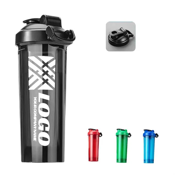 24oz Protein Blender Fitness Shaker Bottle