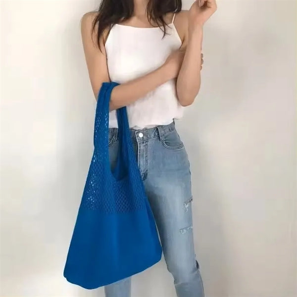 Summer Hobo Crochet Beach Tote Shoulder Bag For Women
