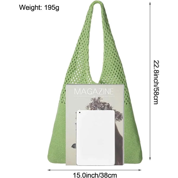 Summer Hobo Crochet Beach Tote Shoulder Bag For Women