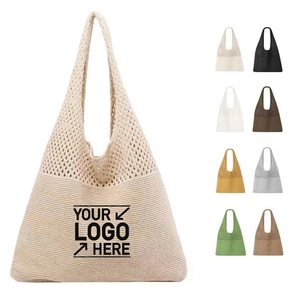Summer Hobo Crochet Beach Tote Shoulder Bag For Women
