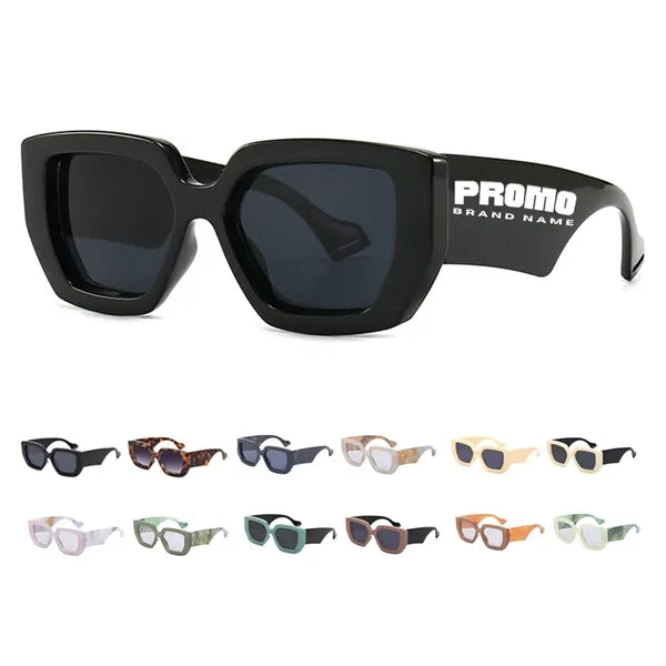 UV Protection Unisex Vintage Square Sunglasses