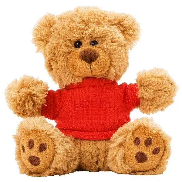 6" Plush Bear w/Choice of T-Shirt Color