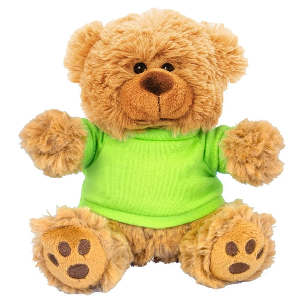 6" Plush Bear w/Choice of T-Shirt Color