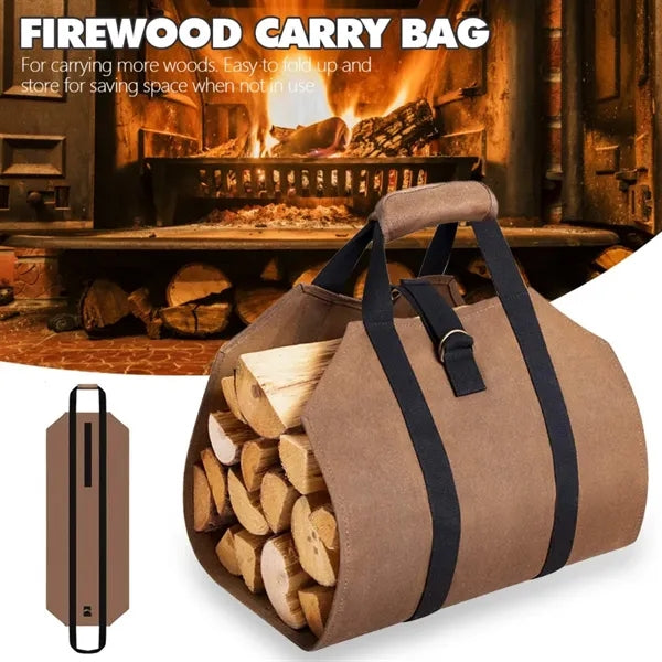 Outdoor Portable Transport Tote Bag For Wood Storage