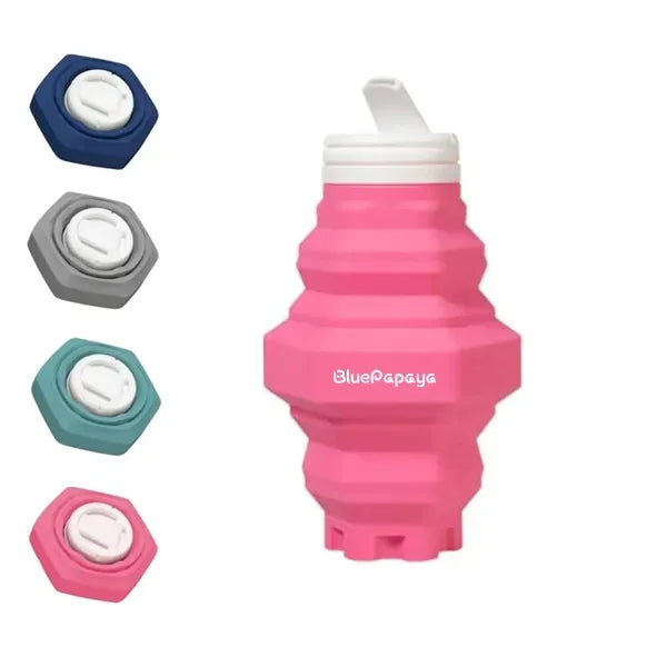 Food Grade Silica Gel Telescpic Sports Water Bottle