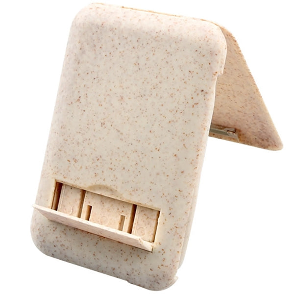Wheat Straw Adapter Kit Cable Convertor Storage Box