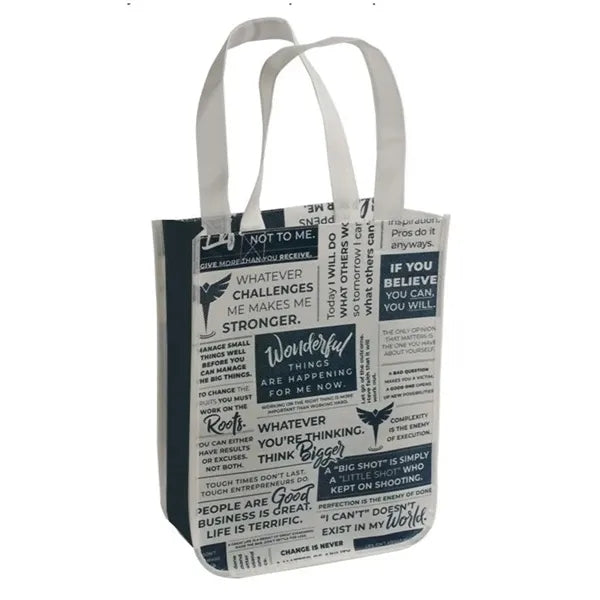 Laminated Rounded Bottom Non Woven Tote Bag