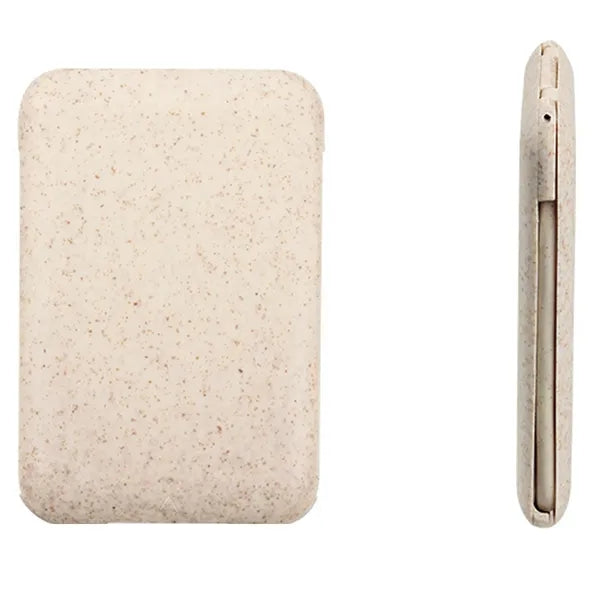 Wheat Straw Adapter Kit Cable Convertor Storage Box