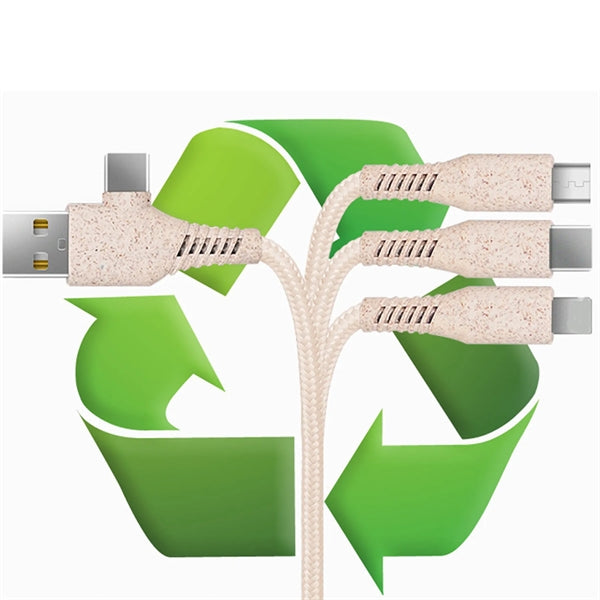 4 In 1 Biodegradable Eco-Friendly USB Charging Cables