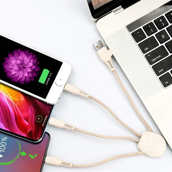 4 In 1 Biodegradable Eco-Friendly USB Charging Cables