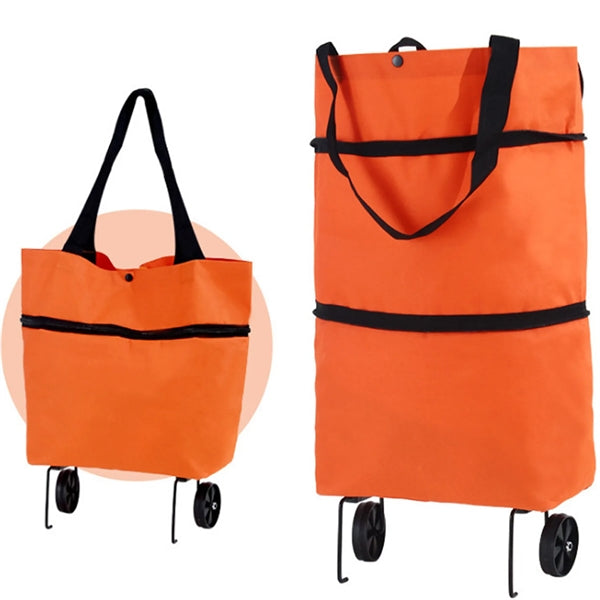 2 In 1 Foldable Shopping Portable Cart