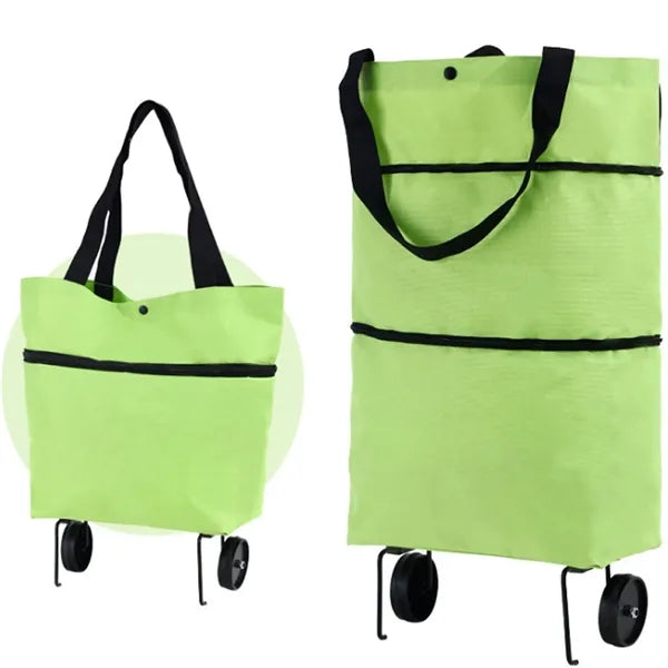 2 In 1 Foldable Shopping Portable Cart