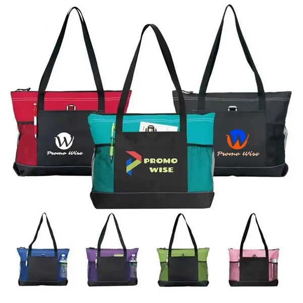 Zippered Tote Bag