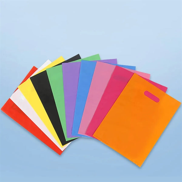 Die Cut Plastic Retail Merchandise Bag