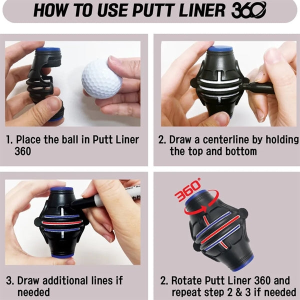 Golf Ball Marking Stencils Kit
