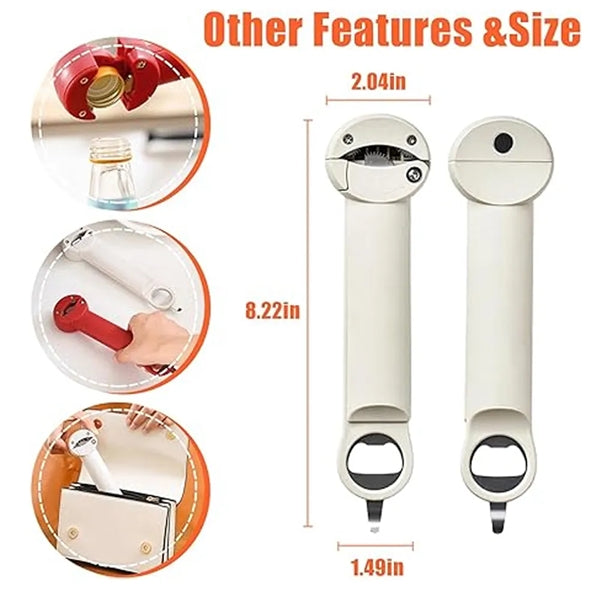 Multifunctional Retractable Bottle Opener
