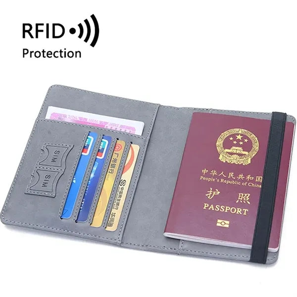 Passport Holder Cover Wallet Rfid Blocking