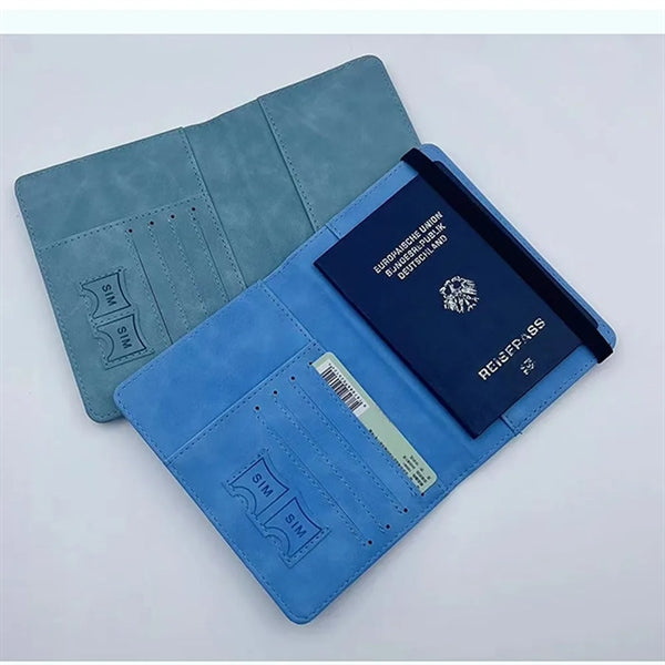 Passport Holder Cover Wallet Rfid Blocking