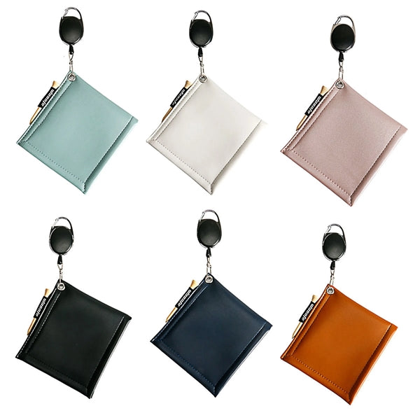 Portable Golf Ball And Club Cleaner Washer Towel Pouch