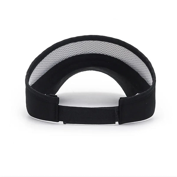 Sports Polyester Sun Visor Hat Empty Top Baseball Cap