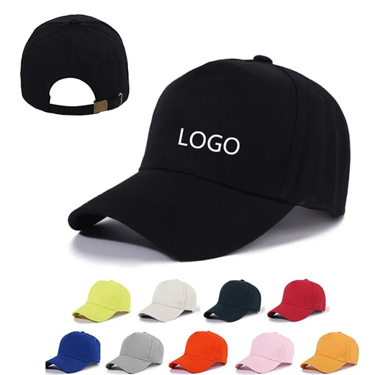 Solid Cotton Twill 5 Panel Baseball Cap