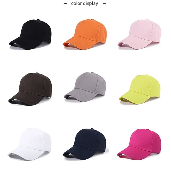 Solid Cotton Twill 5 Panel Baseball Cap