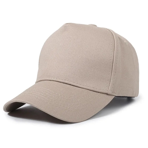 Solid Cotton Twill 5 Panel Baseball Cap