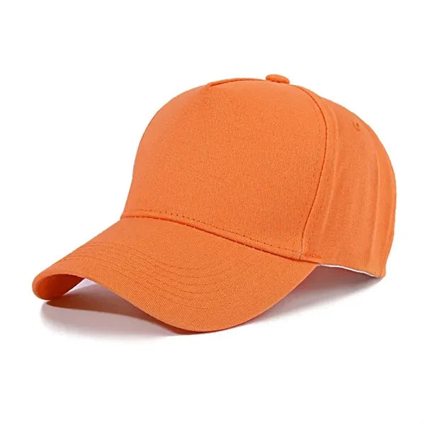 Solid Cotton Twill 5 Panel Baseball Cap