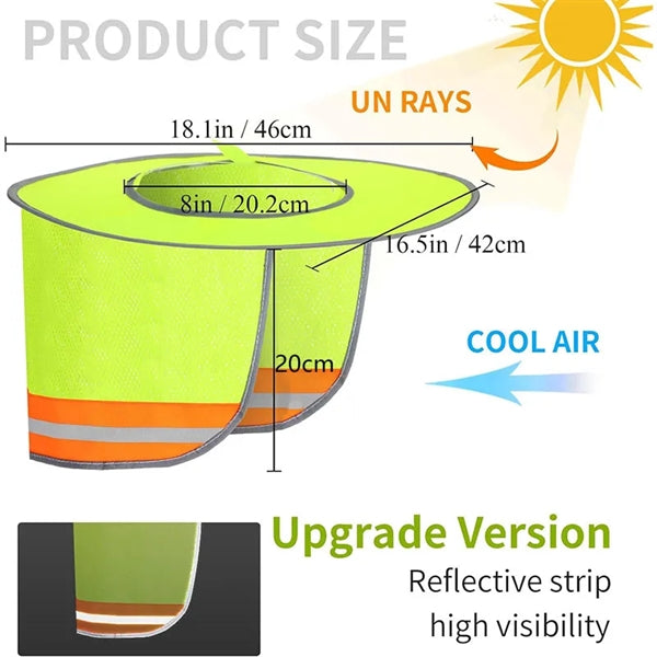 Hard Hat Sun Shield