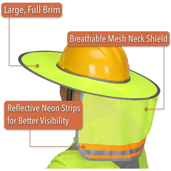 Hard Hat Sun Shield