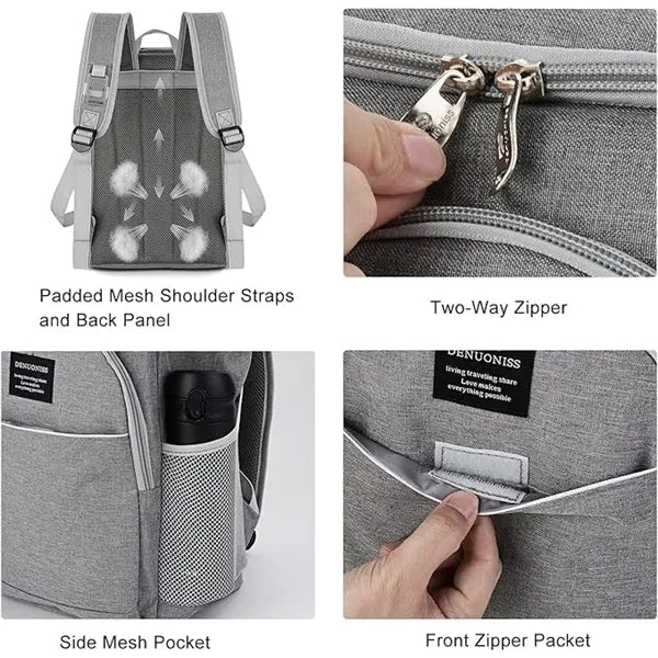 Insulated Cooler Backpack 25L Leakproof Outdoor Carry Bag