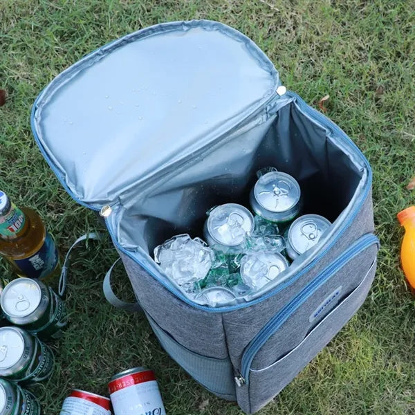 Insulated Cooler Backpack 25L Leakproof Outdoor Carry Bag
