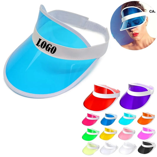 PVC Clear UV Protector Sun Visor