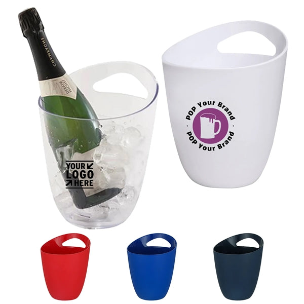 Slope Wine Ice Bucket w/Single Handle
