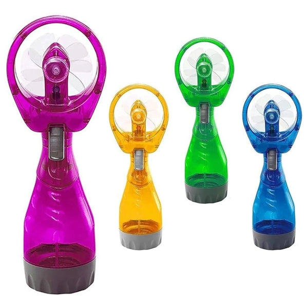 Mini Portable Fan Manual Water Sprayer