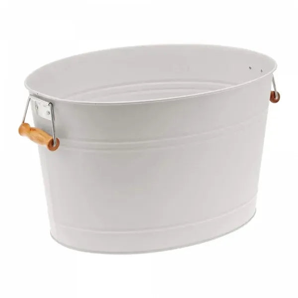 Oval Metal Beverage Tub Ice Bucket 6.3 Gallon