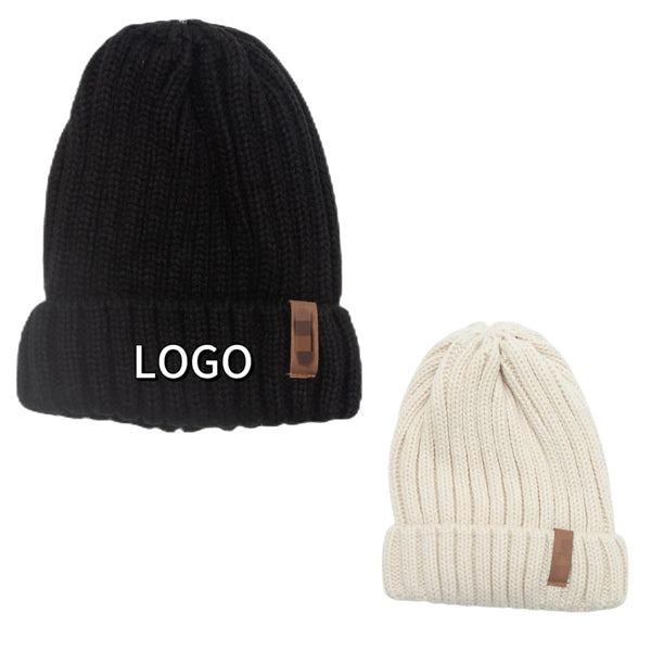 Autumn & Winter Solid Color Knit Cap