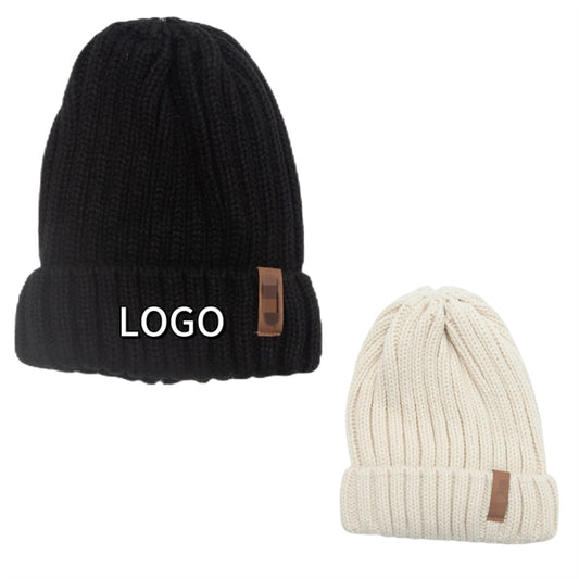 Autumn & Winter Solid Color Knit Cap