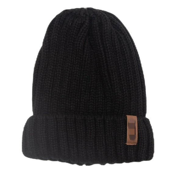 Autumn & Winter Solid Color Knit Cap