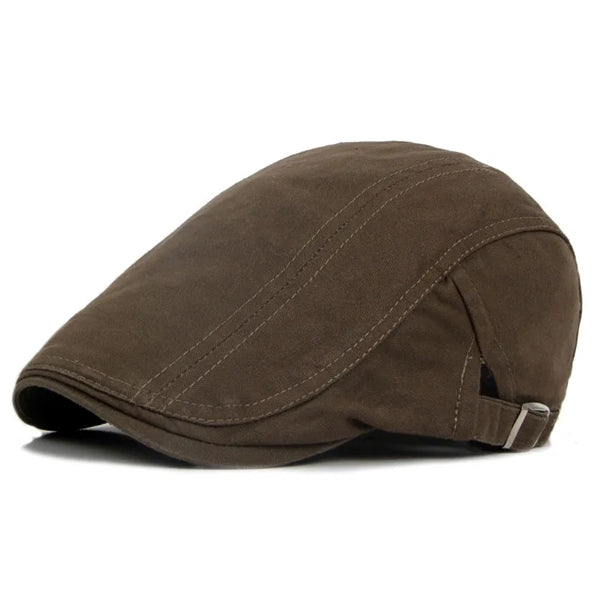 Mens Cotton Flat Ivy Gatsby Newsboy Cap